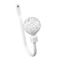 Modern White Metal Accessories Tie Back Hook Tassels Curtain Tiebacks Elegant Decorative Rope Holder Classic Luxury