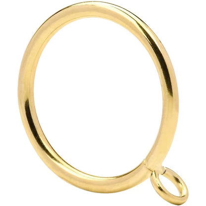 Decorative Heavy Blackout Shower Metal Gold Round Curtain Rings for Curtain Rod