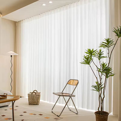 Dream Modern Design Electric Motorized White Vertical Blinds Monet Hanas Rideaux Curtains Cord Drap for Salon or Living Room