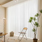 Dream Modern Design Electric Motorized White Vertical Blinds Monet Hanas Rideaux Curtains Cord Drap for Salon or Living Room
