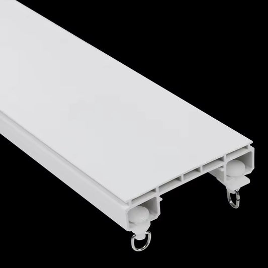 Plastic PVC Hospital Project Double Curtain Rail Indoors Curtain Rail Window Curtain Track