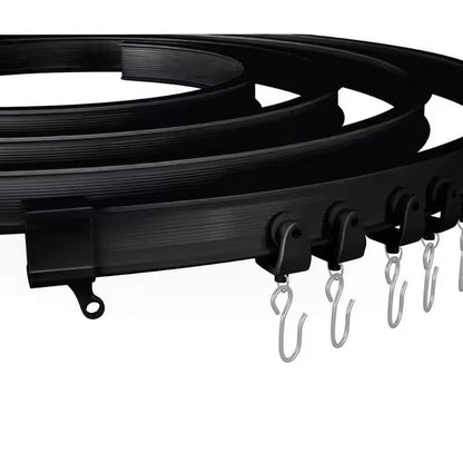 Cheap Price Plastic Bendable Curtain Track 3M 5M 7M 10M 12M Hot Selling Curved Curtain Track