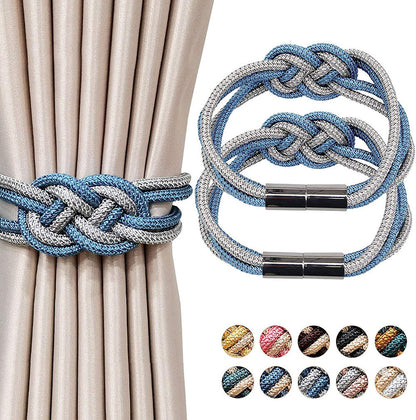 Low Price Home Decorative Rope Magnetic Curtain Holders Holdbacks Tieback