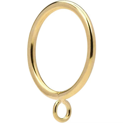 Decorative Heavy Blackout Shower Metal Gold Round Curtain Rings for Curtain Rod