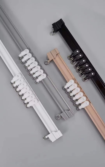 Hospital Hotel Ceiling Mounted Bendable Aluminum Curtain Track Rail
