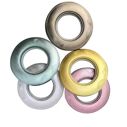 Hot Sale Curtain Accessories Curtain Eyelet Rings Grommet Eyelets Hookless Plastic Single Customized Christmas Contemporary