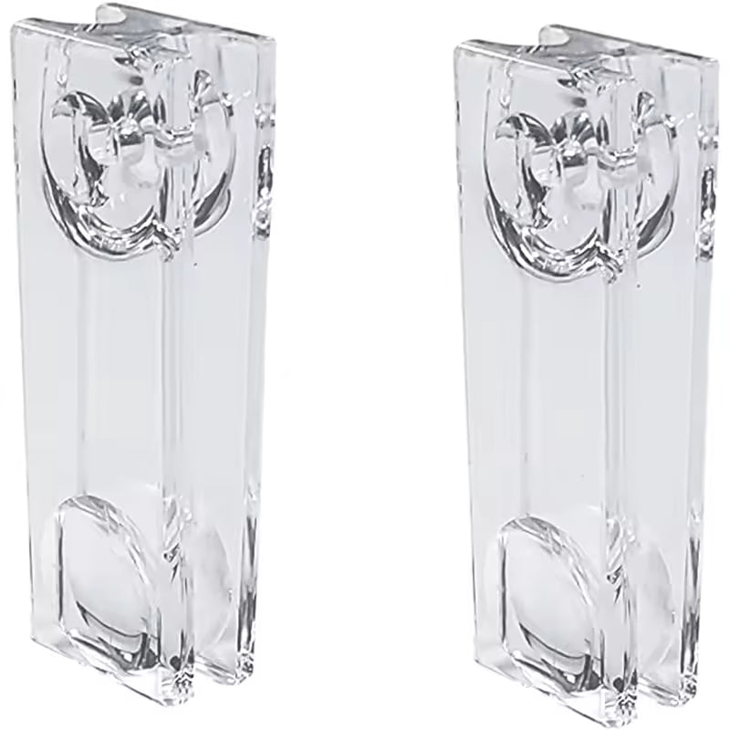 clear Plastic Movable Window Non-invasive Crank Blind Handle for Vertical Blinds