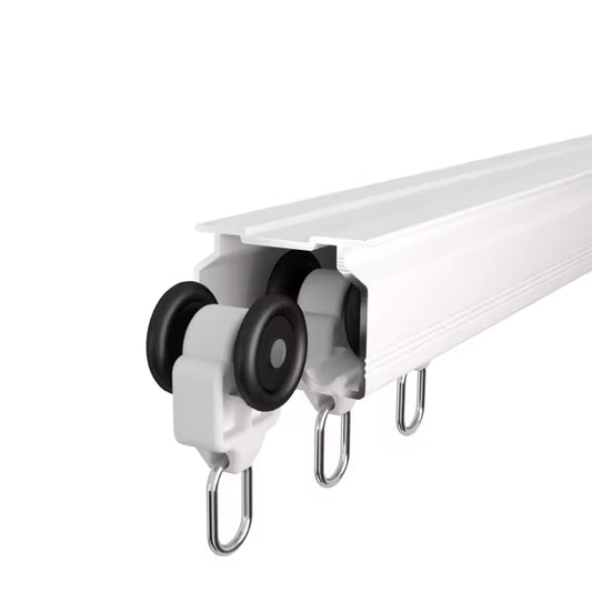 Modern Wave Single Curtain Track Rail S Shape 6m Aluminum Alloy Home Accessory Factory Direct