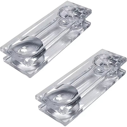 clear Plastic Movable Window Non-invasive Crank Blind Handle for Vertical Blinds