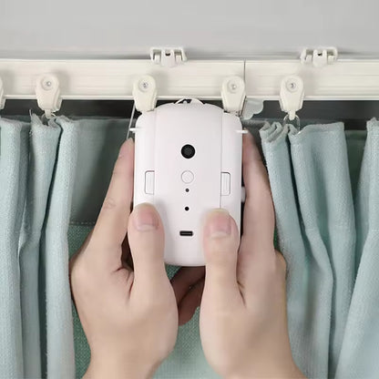 Smart ABS Electronic Curtain Rod Opener Tuya WiFi Automatic Curtain Drivers for Office for Hotels