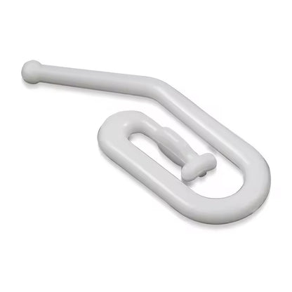 Home Decorative Window Drapery Hook Curtains Hook Eco-friendly Plastic Nature White Contemporary Curtain Pin Hook