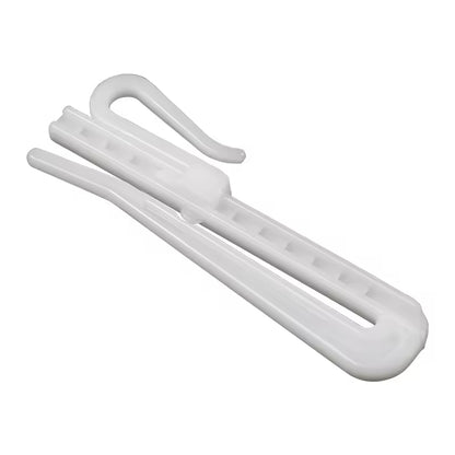 Home Decor Accessories 8cm Plastic Ceilling Hooks Eco-friendly PVC Curtain Pin Hook