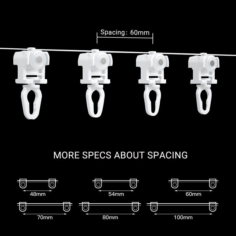 S Wave Curtain Runner Curtain Accessories Electric Curtain Ripple Runner