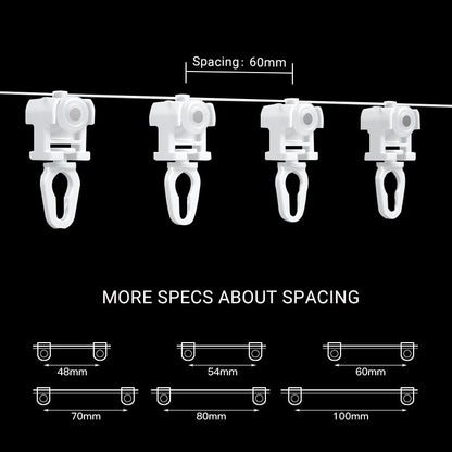 S Wave Curtain Runner Curtain Accessories Electric Curtain Ripple Runner