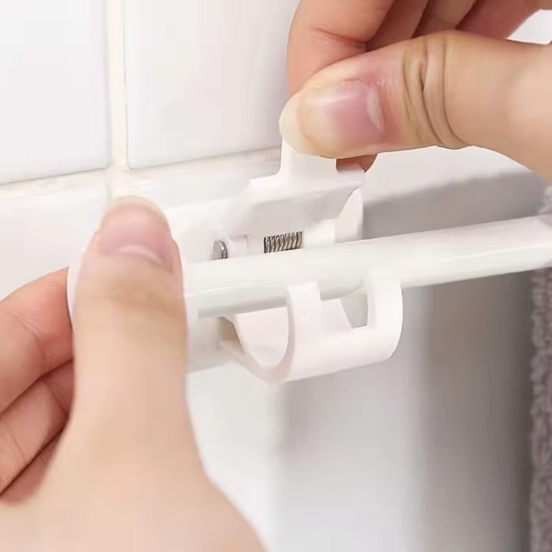 Wholesale Factory Produce Aluminum Metal Bathroom Telescopic Shower Curtain Rod Eco-friendly