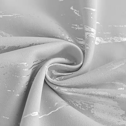 High Quality Marble Floral Pattern Blackout Curtains Woven Fabric Pleated Hook for Bedroom Living Room Balcony Office Home Decor