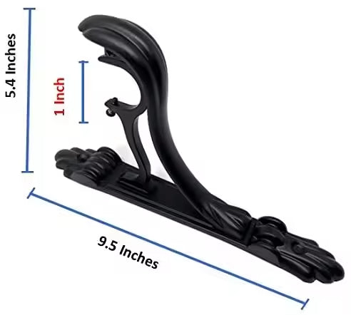 Wall Mounted 28mm Black Metal Double Curtain Rod Support for Hanging Curtains