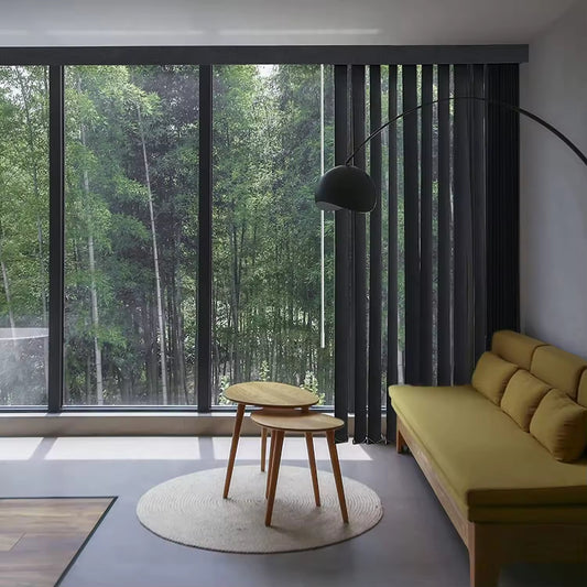 Custom Size China Window Blackout Dual Shades High Quality Electric Remote Control Vertical Blinds