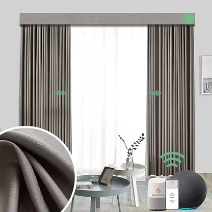 Electronic Curtain Track System Remote Control Automation Smart Curtain Rail