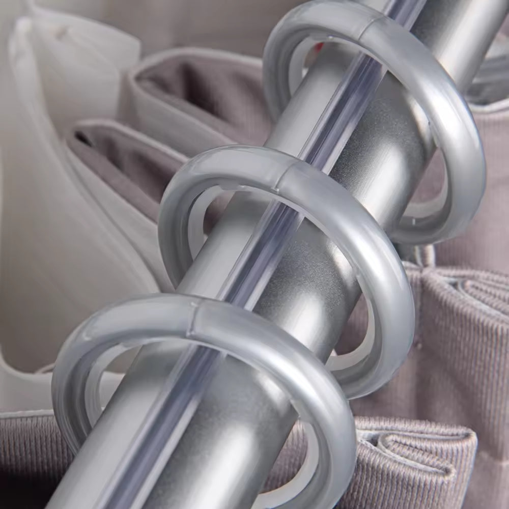 Double Curtain Pole Window Pipe Decorative Aluminum Curtain Rod Sets for Home Decor