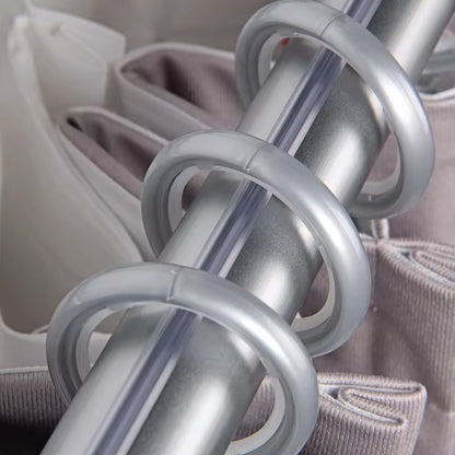 Double Curtain Pole Window Pipe Decorative Aluminum Curtain Rod Sets for Home Decor