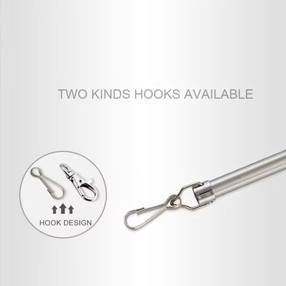 Metal Window Curtains Stick Pull Iron Eco-friendly Handles Curtain Stick