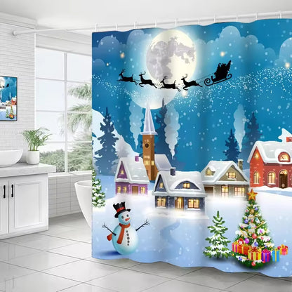 Custom 3D Printed Shower Curtains for Bathroom