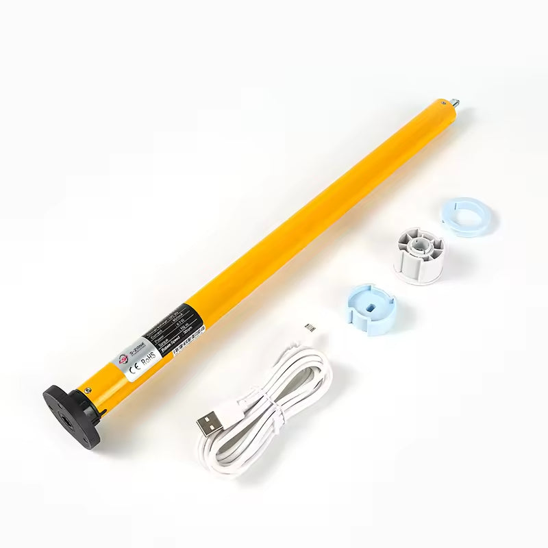 Custom Office Bedroom Modern Electric Motorized Blackout French Window Fabric Shades Built-in Black-for Custom Office Bedroom