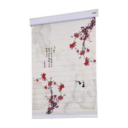 Modern Luxury Beautiful Blackout Roman Motorised Roller Blinds Metal Christmas UV Protection Window Roller OEM & ODM Traditional