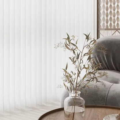 Customized Smart Vertical Sheer Blackout Curtain Blinds Fabrics Remote Control Motorized Vertical Blind for Window