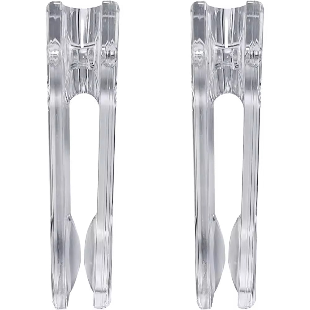 clear Plastic Movable Window Non-invasive Crank Blind Handle for Vertical Blinds