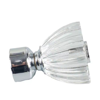 High Quality 25mm clear Crystal Window Curtain Hardware Accessory for Curtain Rod