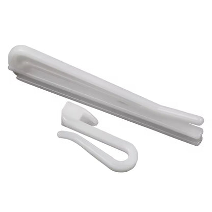 Home Decor Accessories 8cm Plastic Ceilling Hooks Eco-friendly PVC Curtain Pin Hook