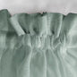 Green Sheer Curtains Semi Transparent French Door Curtain Eco-friendly French Window Curtains
