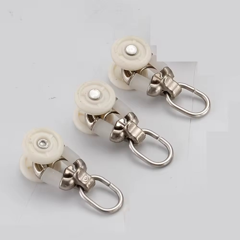 Automatic Heavy Duty s Wave Round Plastic Ripple Curtain Runners for Metal Track