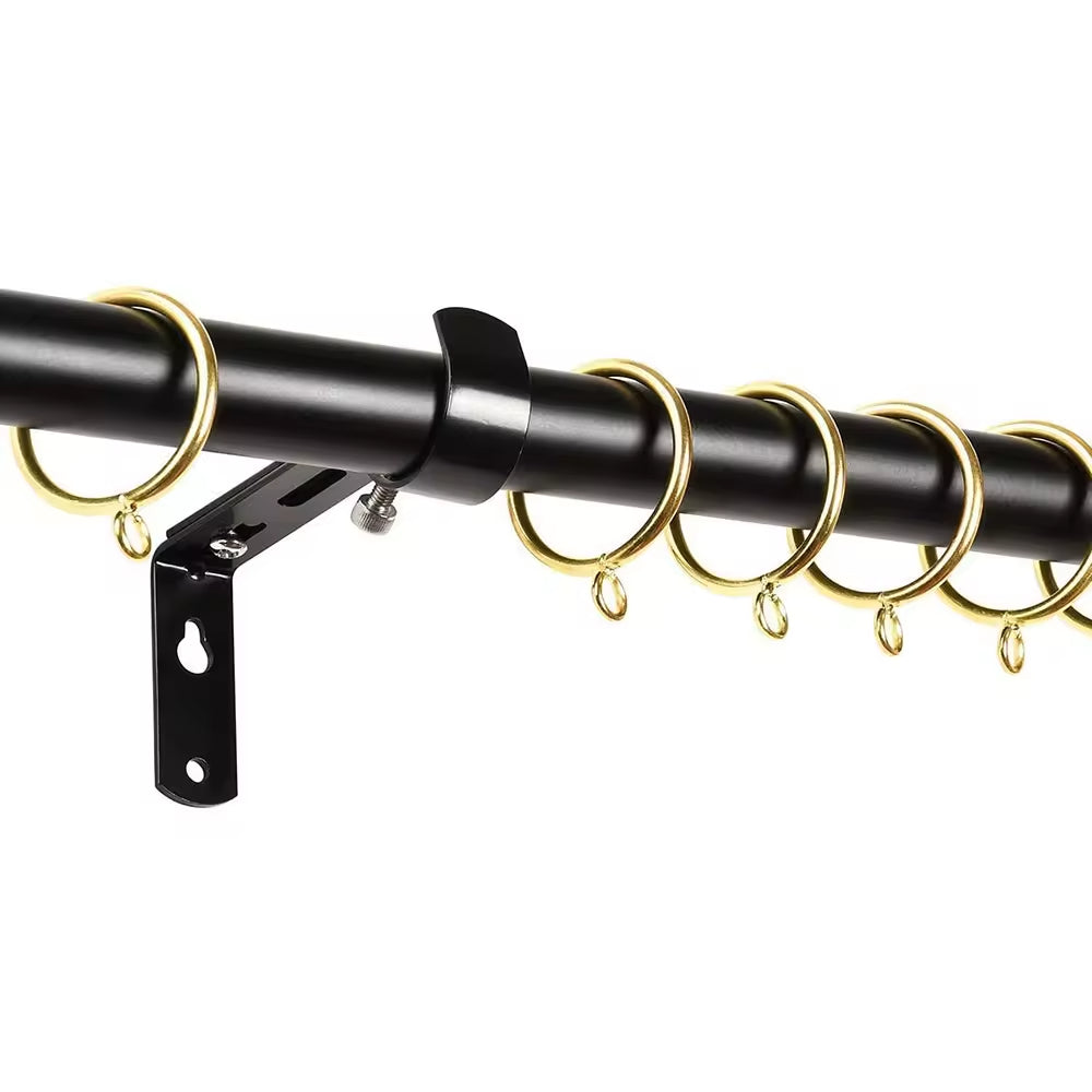 Decorative Heavy Blackout Shower Metal Gold Round Curtain Rings for Curtain Rod