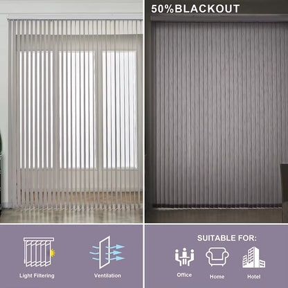 New Product Fabric Sheer Vertical Shades Window Blinds Fabric Roll Vertical Blinds