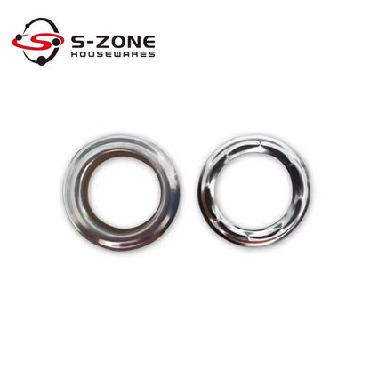 Szone Curtain Accessories 40mm Chrome Metal Curtain Ring Eyelet Stainless Steel Grommets