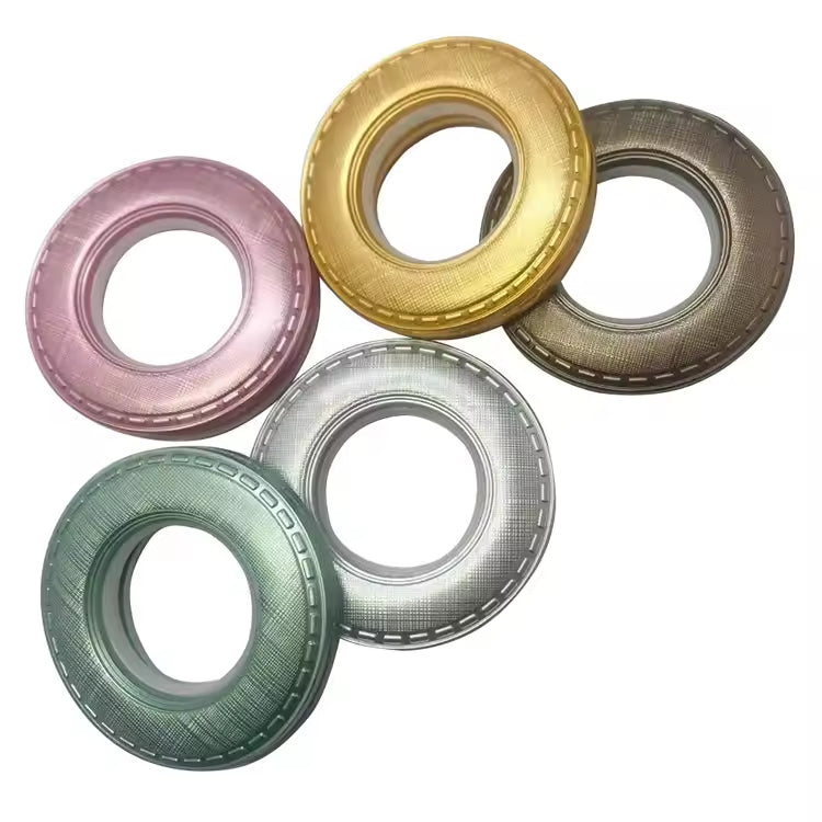 Hot Sale Curtain Accessories Curtain Eyelet Rings Grommet Eyelets Hookless Plastic Single Customized Christmas Contemporary
