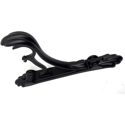 Wall Mounted 28mm Black Metal Double Curtain Rod Support for Hanging Curtains