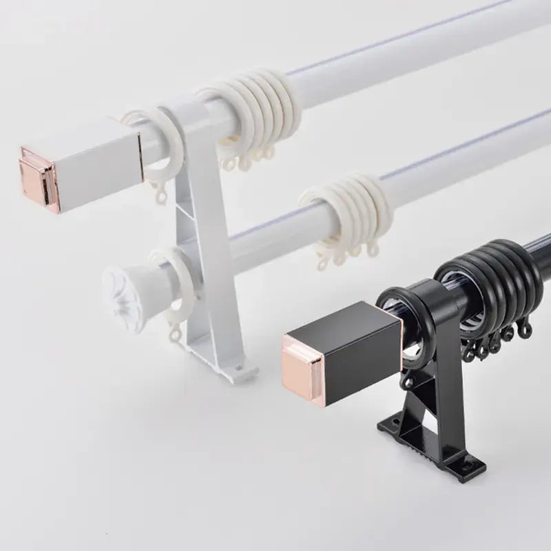 Hot Sale Home Decor Rod Curtain Customized Ceiling and Wall Double Window Pipe Curtain Rod