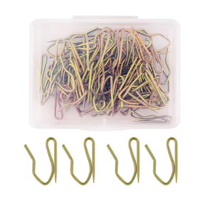 60pcs Curtain Hooks Window Shower Drapery Hook Accessories Heavy Duty Metal Curtain Pin Hooks for Pencil Pleat Curtains