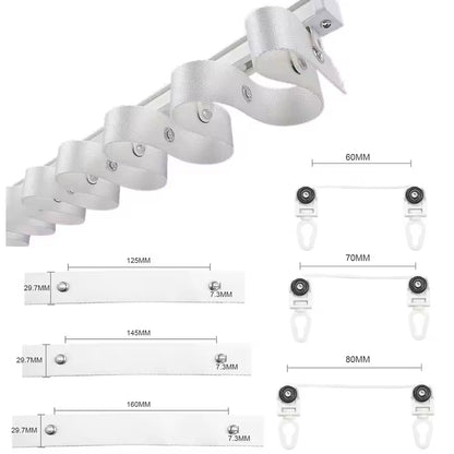 S Wave Ripple Fold Curtain Tape for Bottom Curtain Track Accessory 3cm Width Model Number Curtain Track Rail