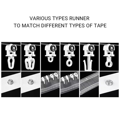 S Wave Curtain Runner Curtain Accessories Electric Curtain Ripple Runner