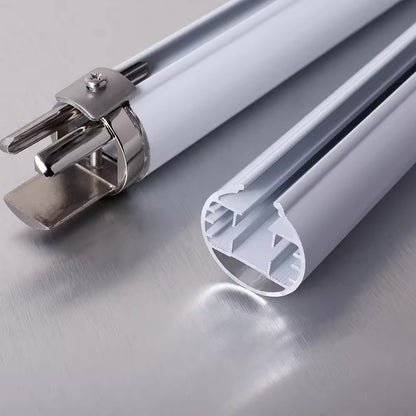 3m White Automatic Motorized Curtain Rods Set System with Accessories in Stock