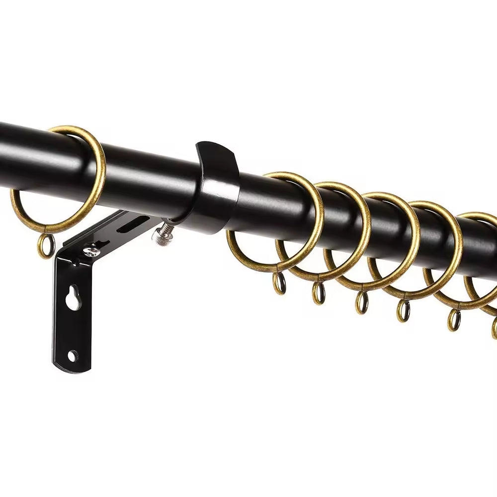 Decorative Heavy Blackout Shower Metal Gold Round Curtain Rings for Curtain Rod