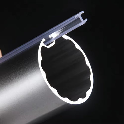 Double Curtain Pole Window Pipe Decorative Aluminum Curtain Rod Sets for Home Decor
