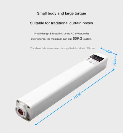Motorized Curtain Track Motor Intelligent Tuya Wifi Electric Smart Automatic Curtain Motor with Wifi Control