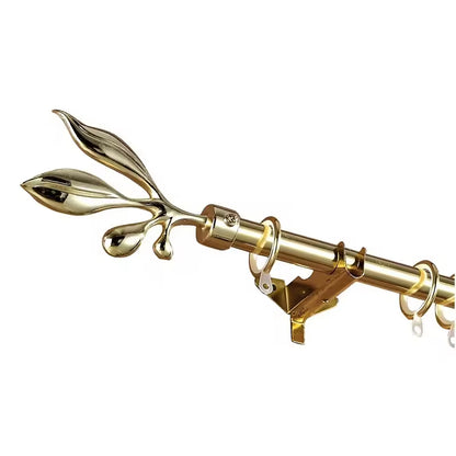 Szone Living Room Golden Iron Curtain Rod in Home Decor