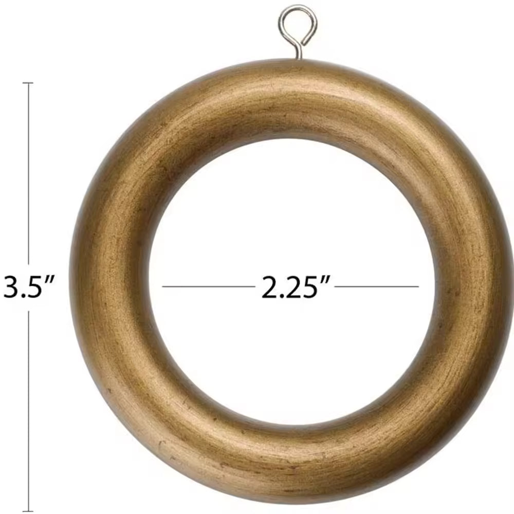 Competitive Price Silver and Gold 50mm Decor Design Wooden Curtain Ring for CurtainsCompetitive Price Silver and Gold 50mm Decor Design Wooden Curtain Ring for Curtains